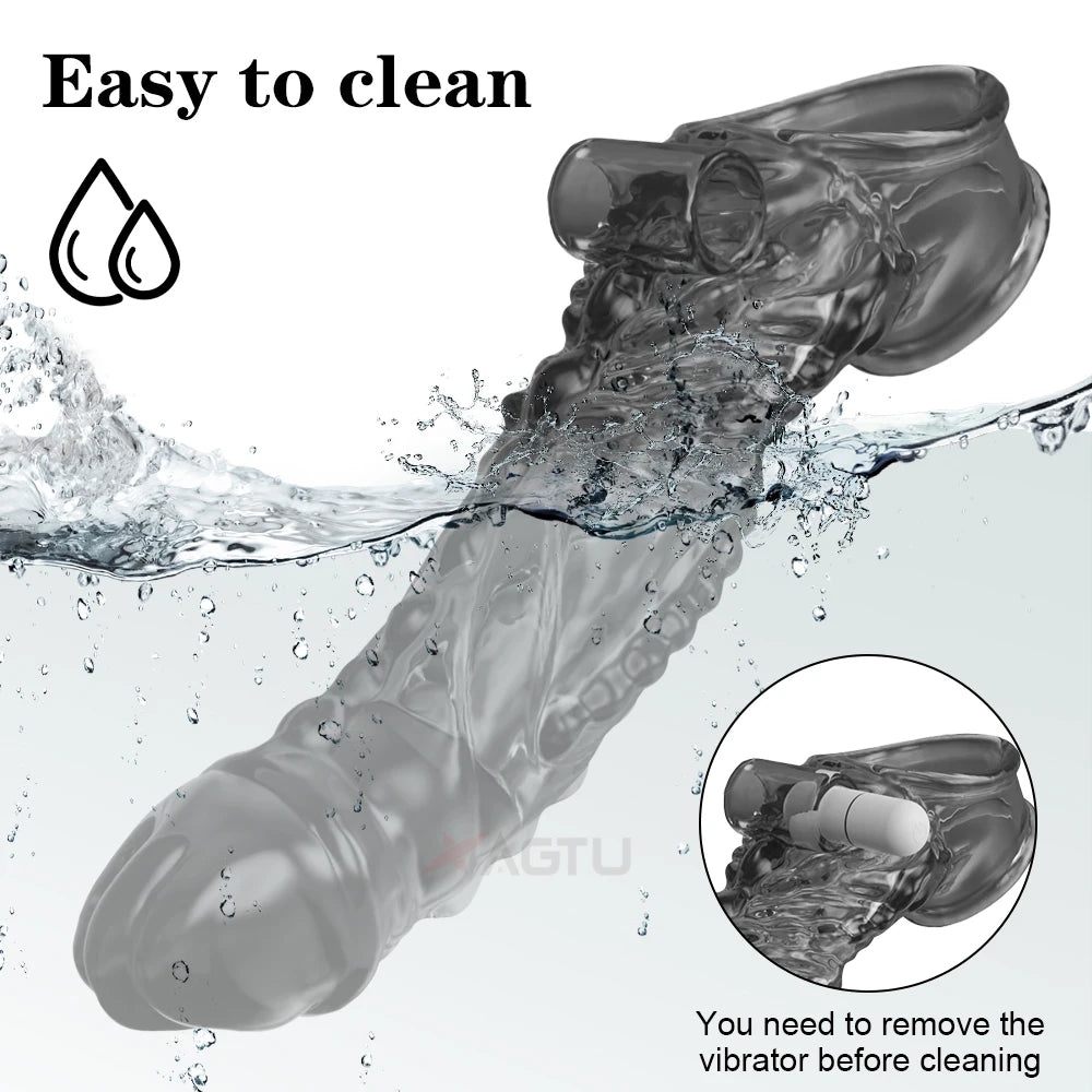 Reusable G-Spot Vibrator & Cock Ring Set