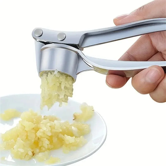 Stainless Steel Garlic Press Crusher Tool
