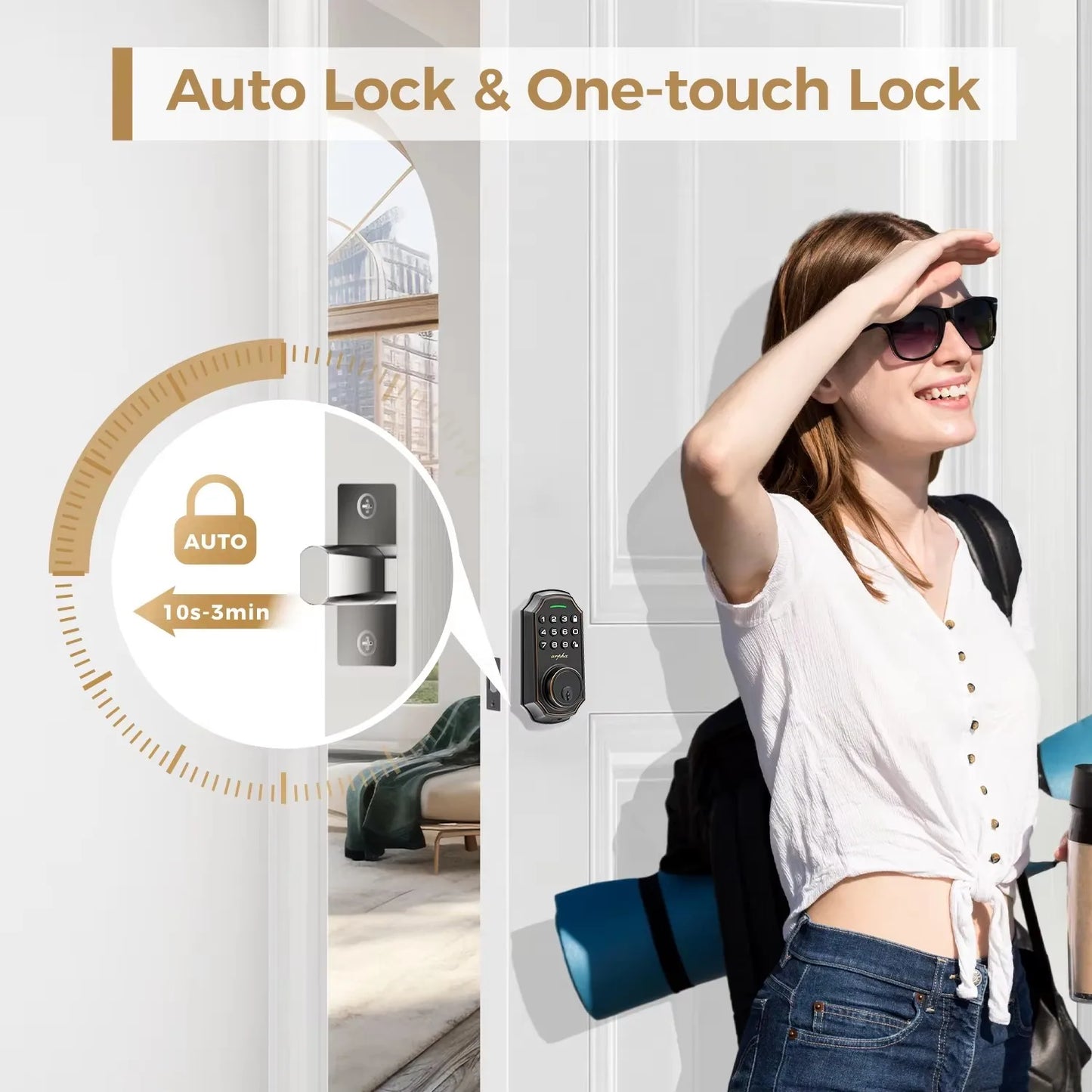 Arpha D180W WiFi Smart Door Lock Keypad
