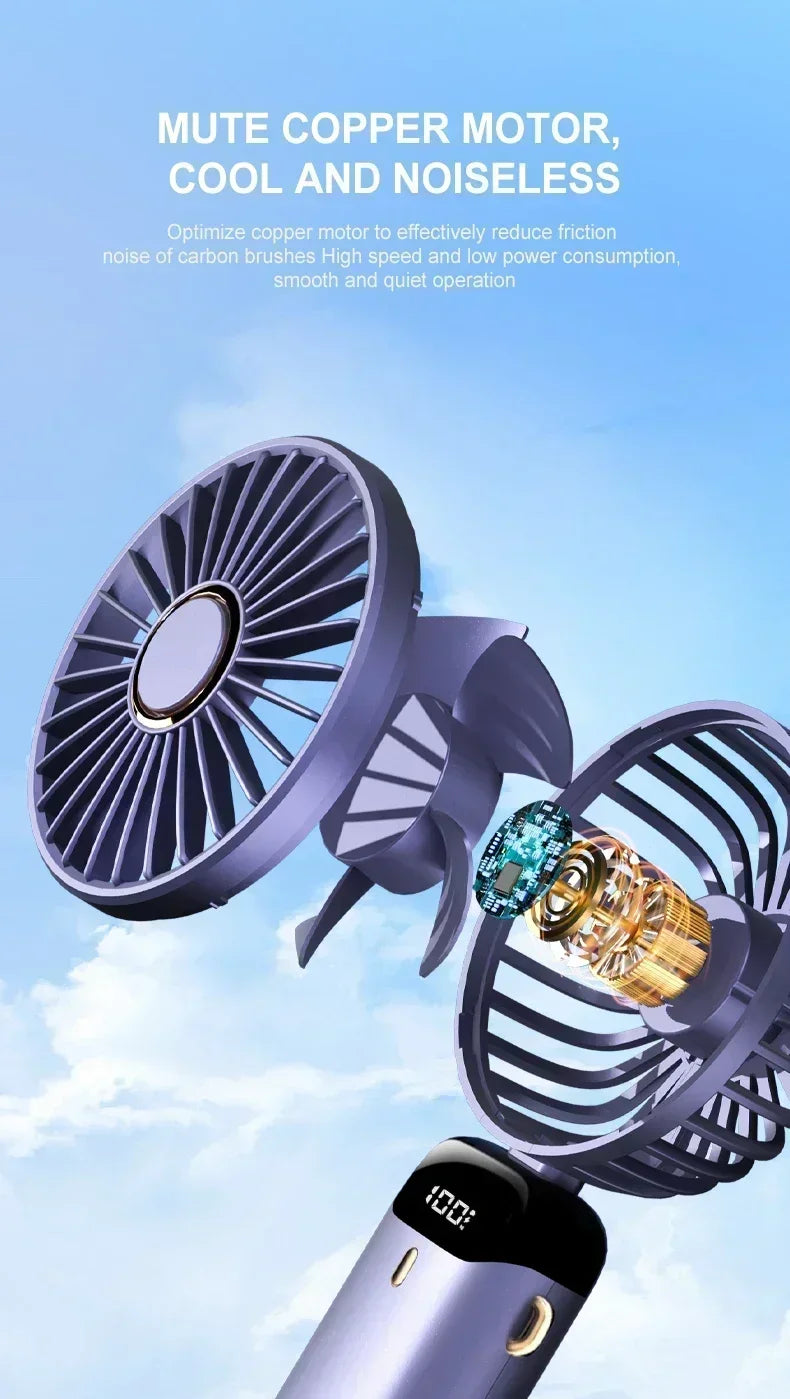 Portable Neck Air Conditioner Mini USB Fan
