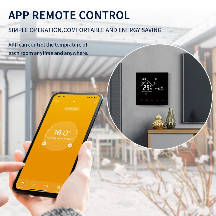 Tuya WiFi Smart Thermostat – Floor & Boiler Heating Control