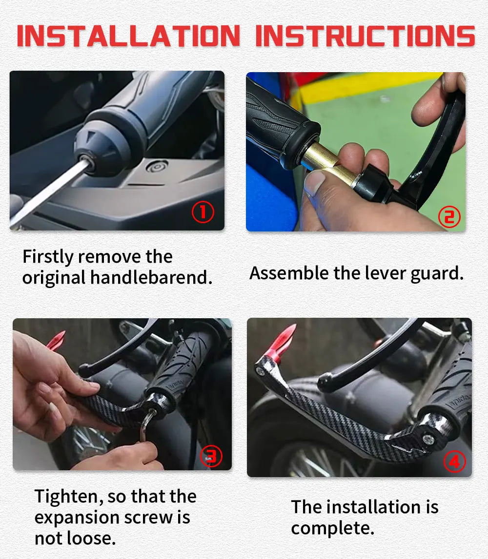 Brake Clutch Levers & Grip Guards for Honda CBR