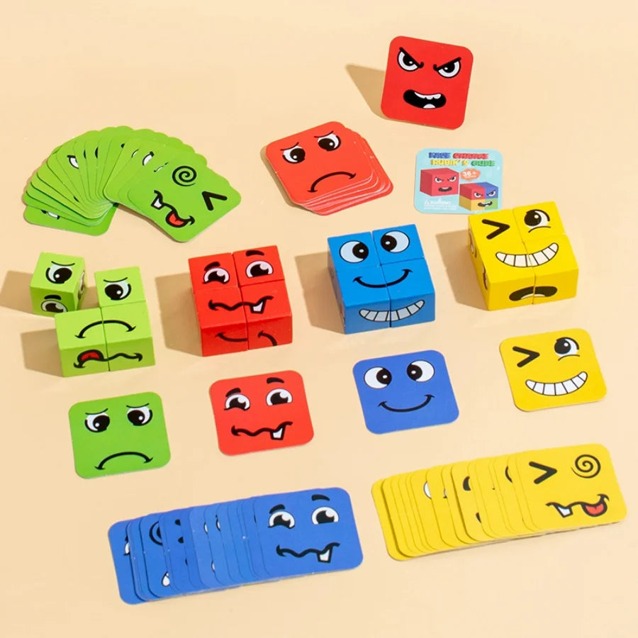 Kids Emotion Face Puzzle – Match, Think, Express & Play!
