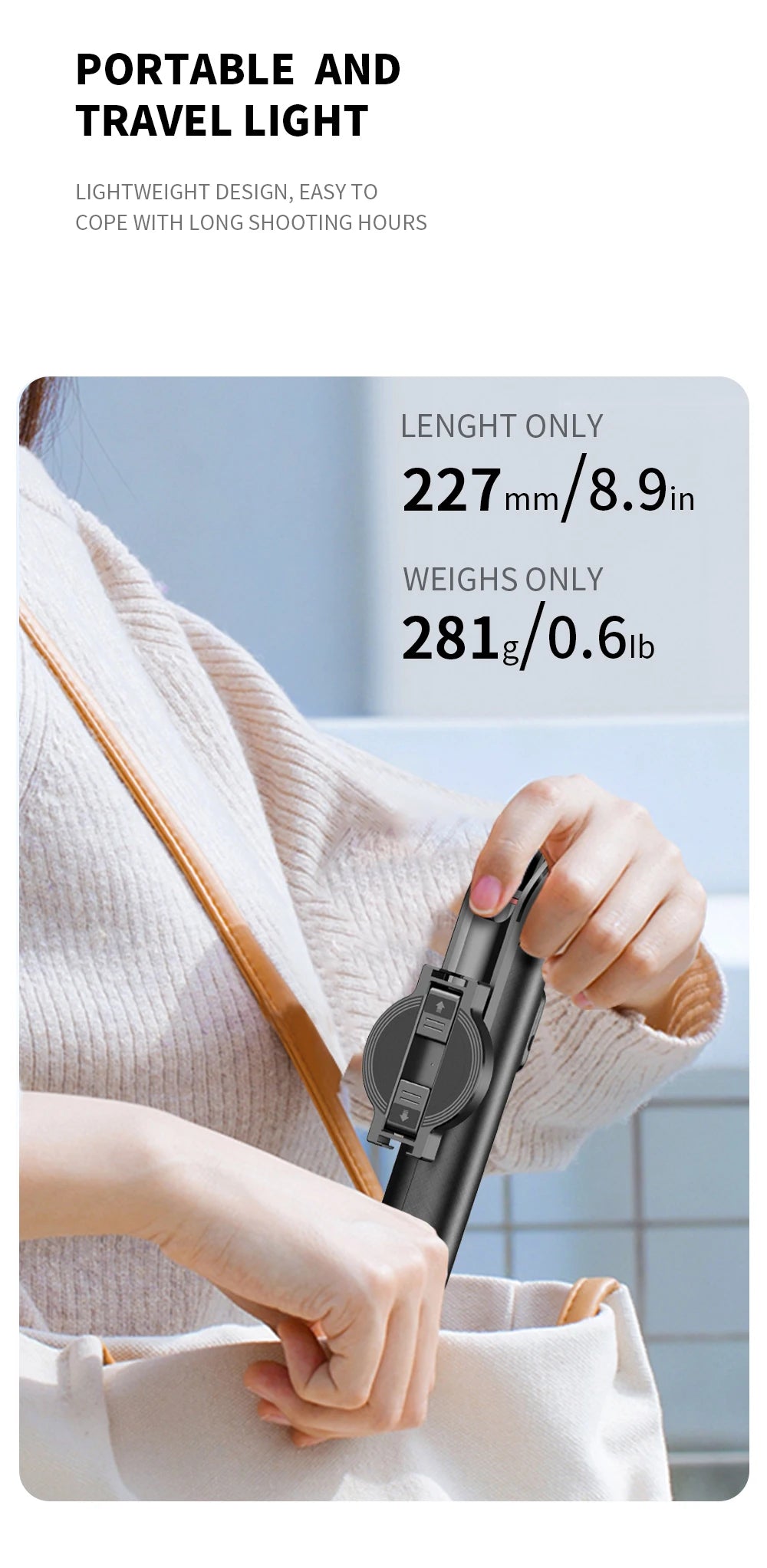 C20 Magnetic Selfie Stick Tripod – Snap, Shoot, Share Anywhere!
