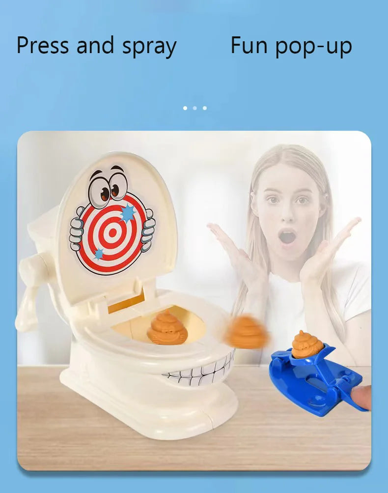 Mini Toilet Catapult Game – Stress Relief Fun