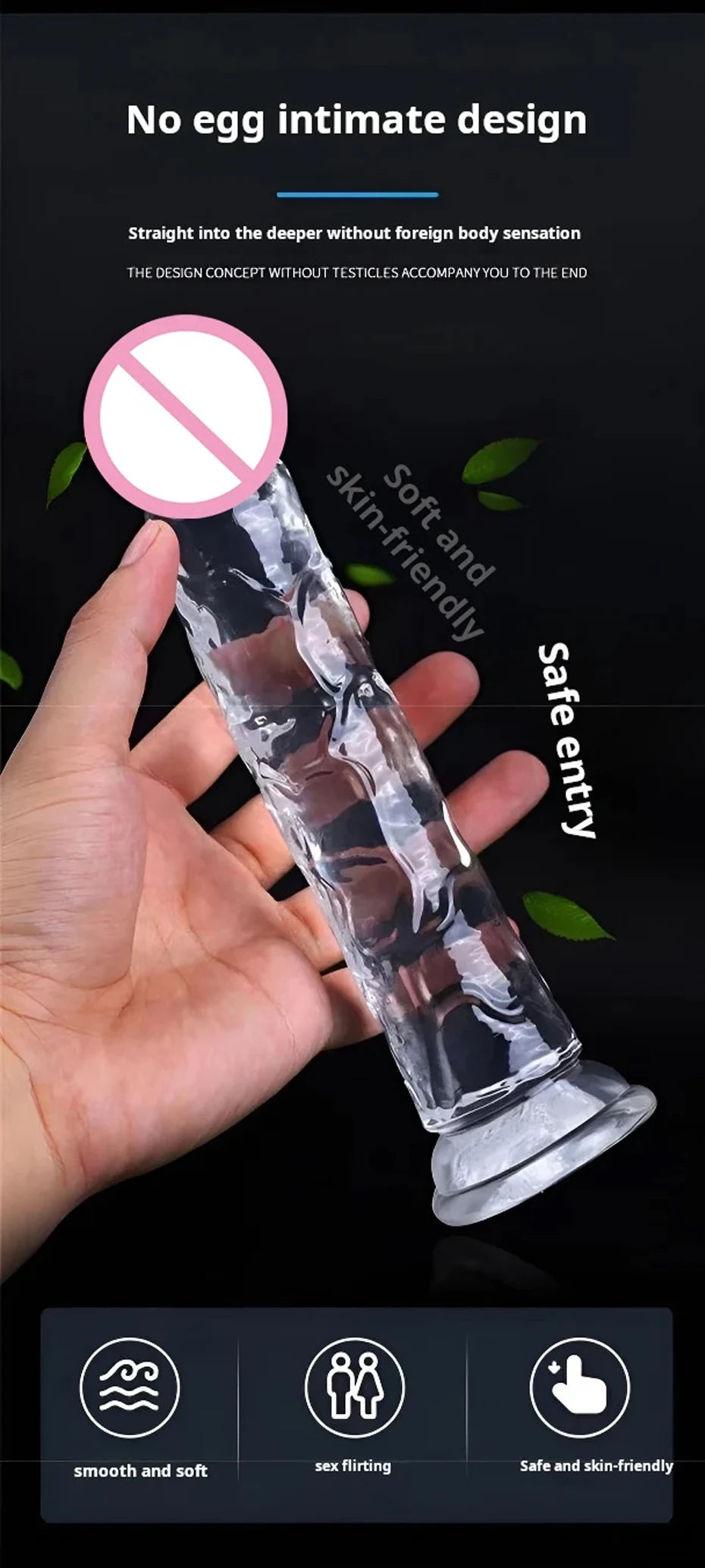 Realistic Suction Cup Dildo for Women