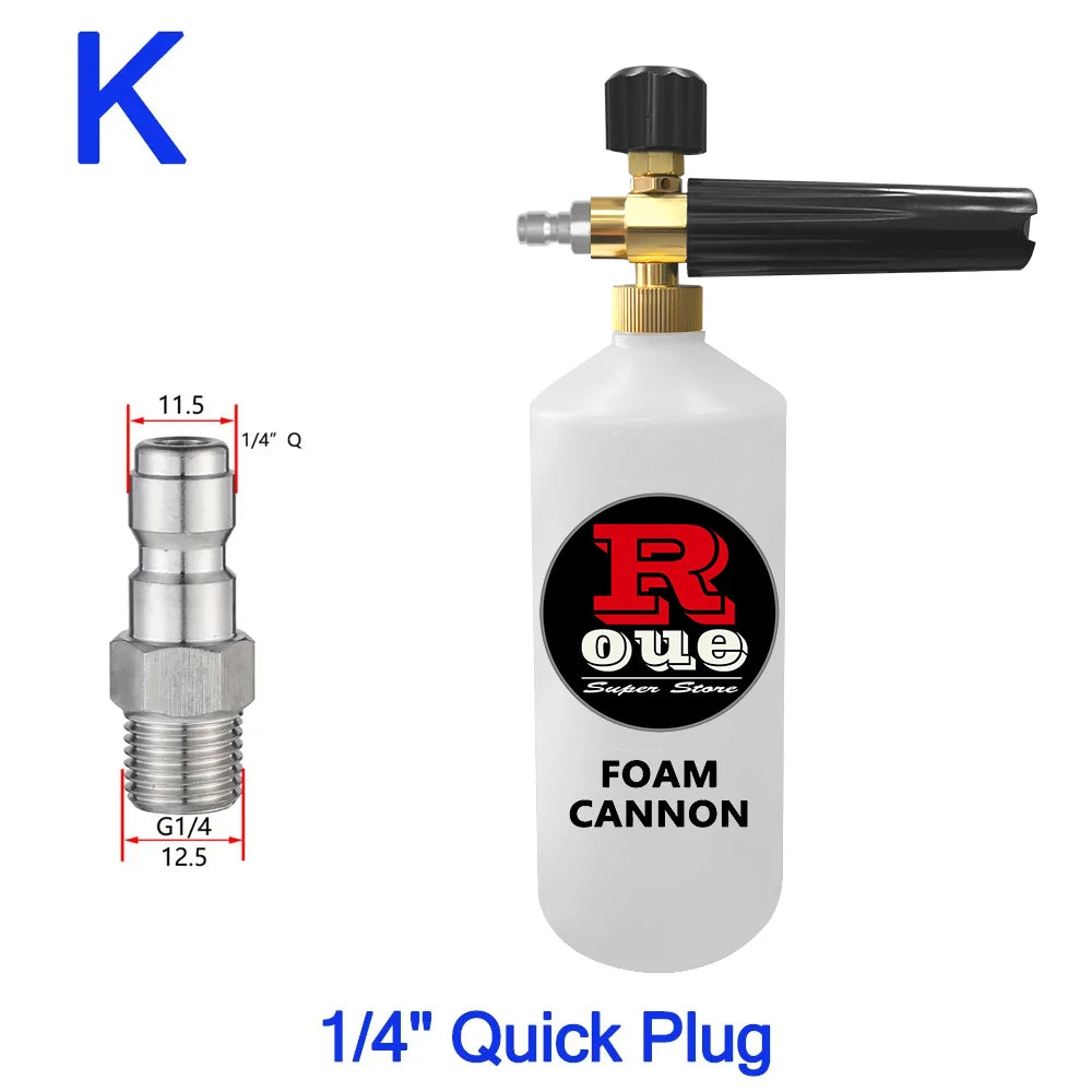 1L Adjustable Snow Foam Lance – Thick Foam, Deep Clean!