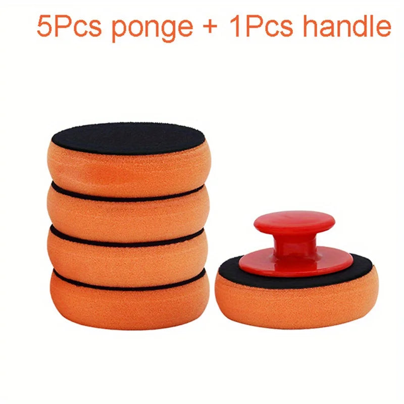 Car Wash & Wax Polishing Sponge – Microfiber Cleaning Pad
