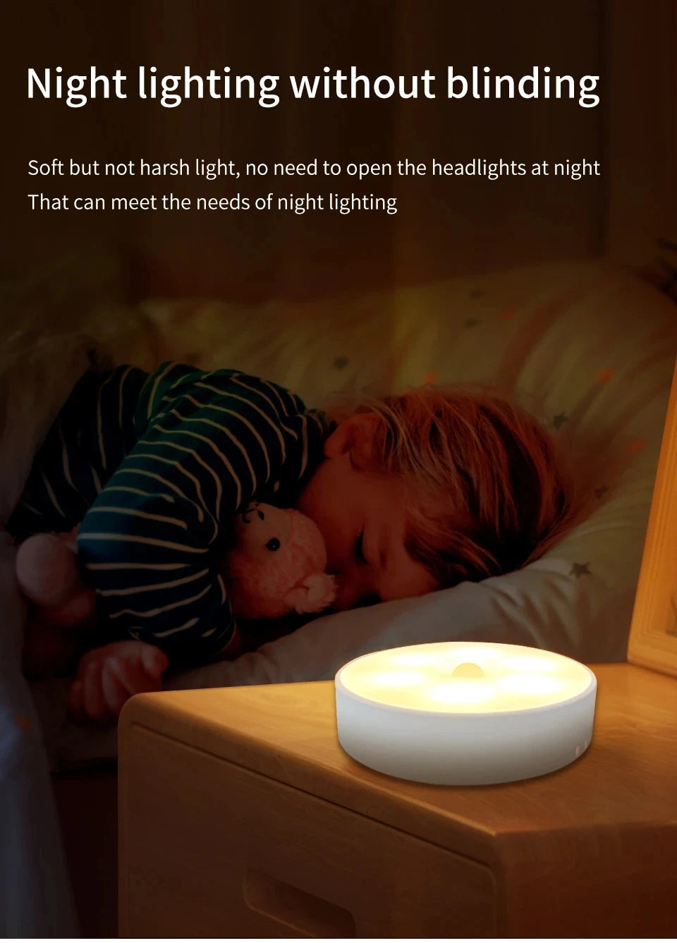 Smart USB Rechargeable Motion Sensor Cabinet Light