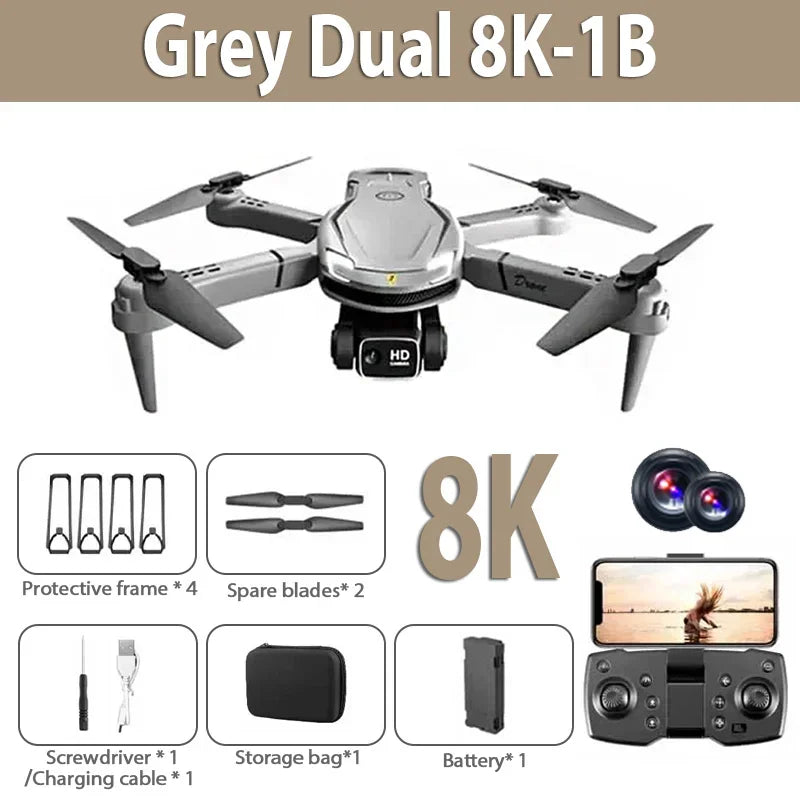 Capture stunning aerials with the V88 8K GPS drone!