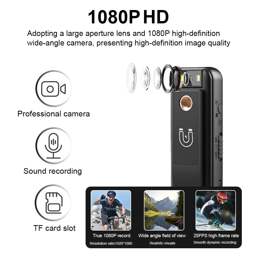 Capture your outdoor adventures with this HD 1080p action camera!