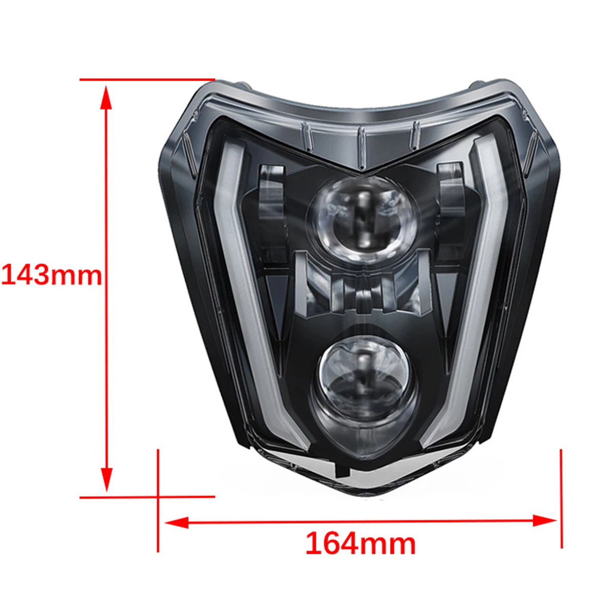 LED Headlight Fairing for KTM Dirt Bikes
