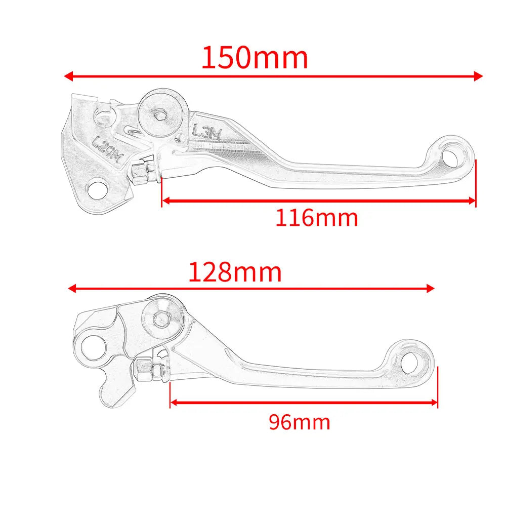 Brake & Clutch Levers for Honda XR230 XR250 XR400 XR650R