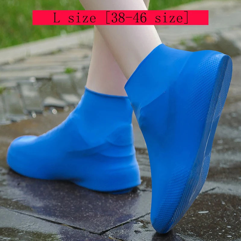 Waterproof Latex Overshoes for Rainy Days