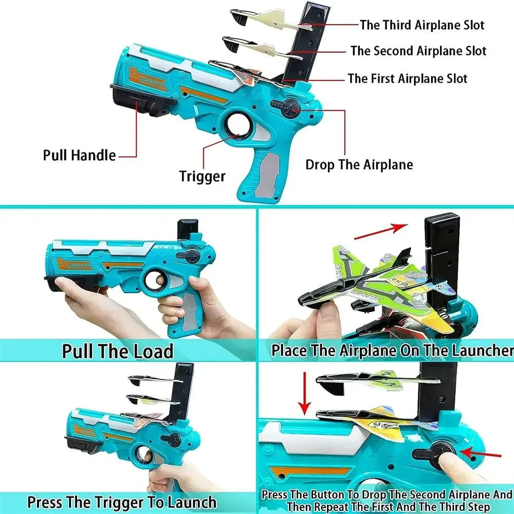 Ejection Aircraft Shooting Game – Launch, Aim & Play Outdoors!