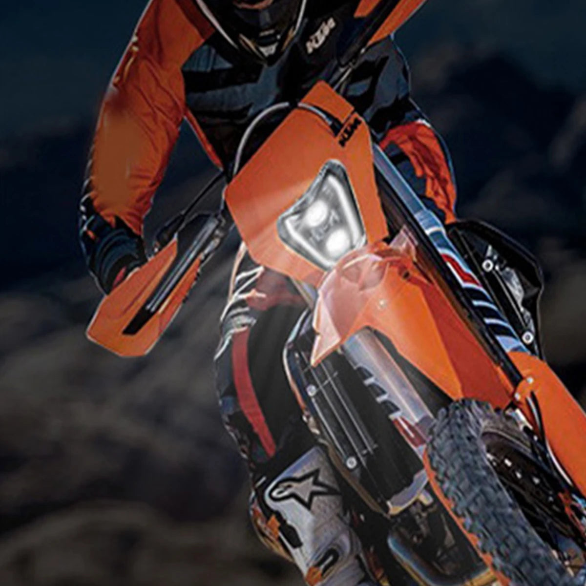 LED Headlight Fairing for KTM Dirt Bikes
