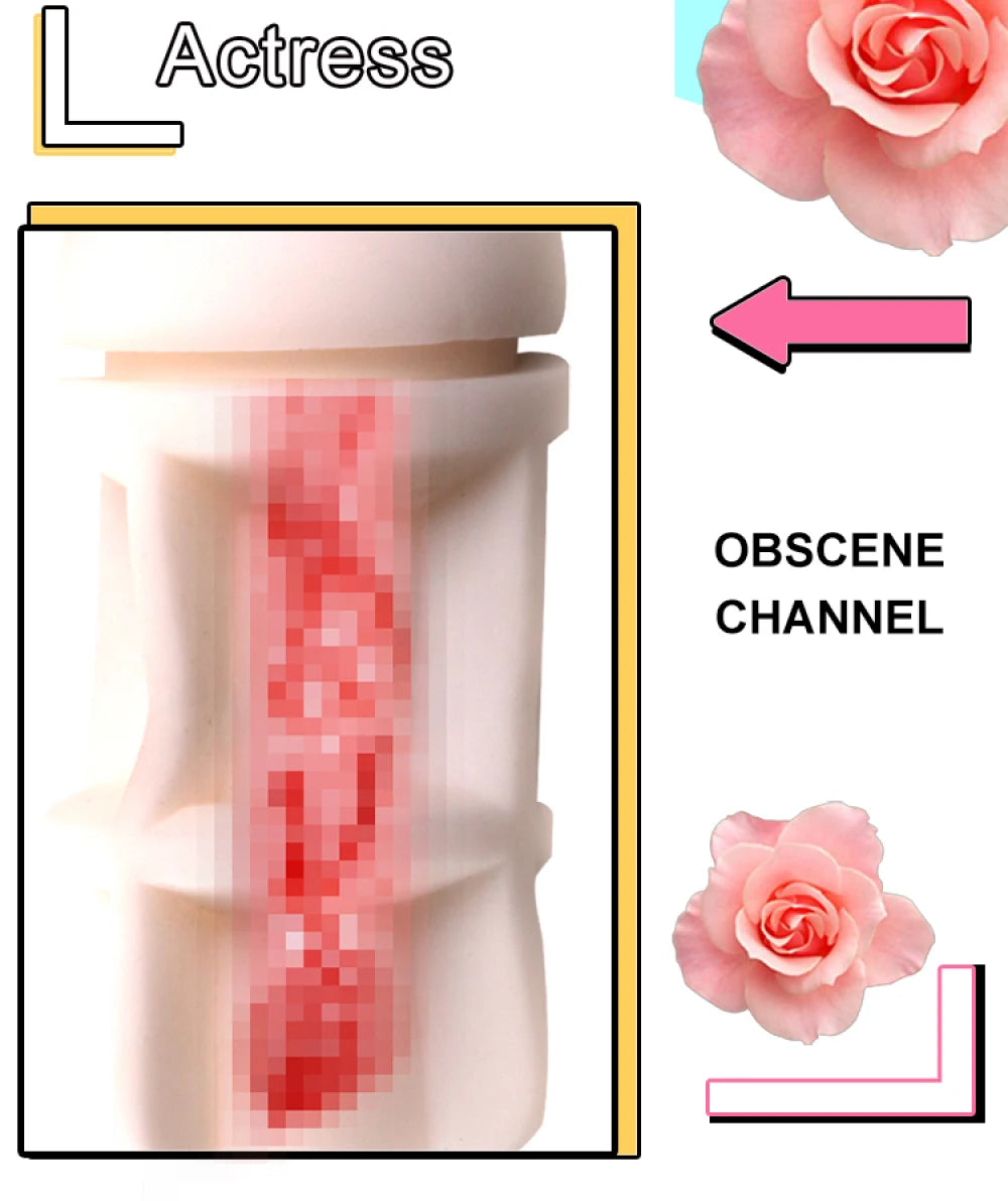Realistic Vagina Anal Masturbator Cup