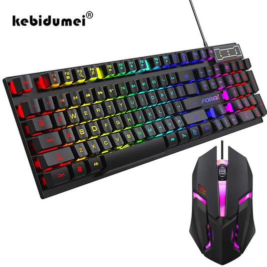 104-Key Backlit Mechanical Gaming Keyboard & Mouse Set