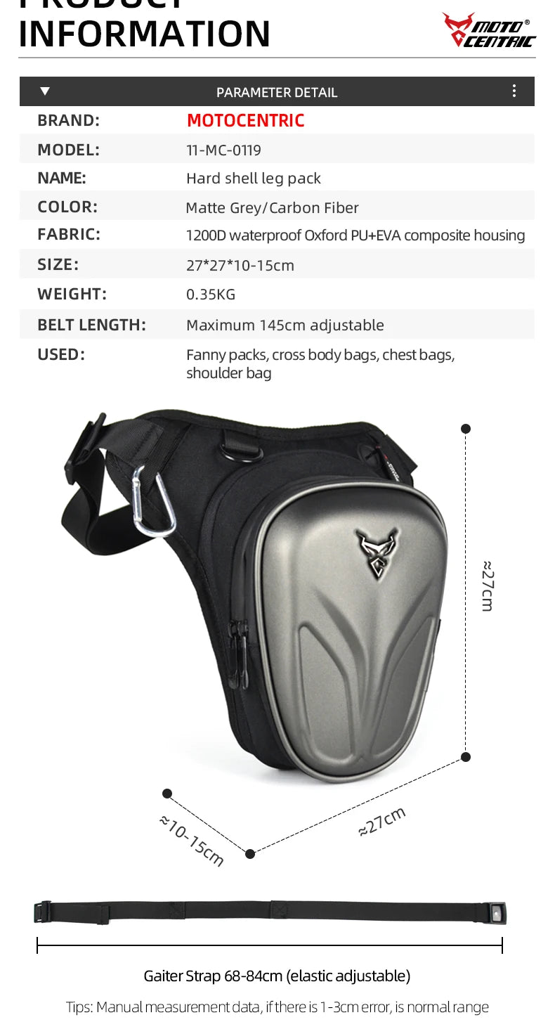Waterproof Motorcycle Drop Leg Bag – Outdoor Waist Pack