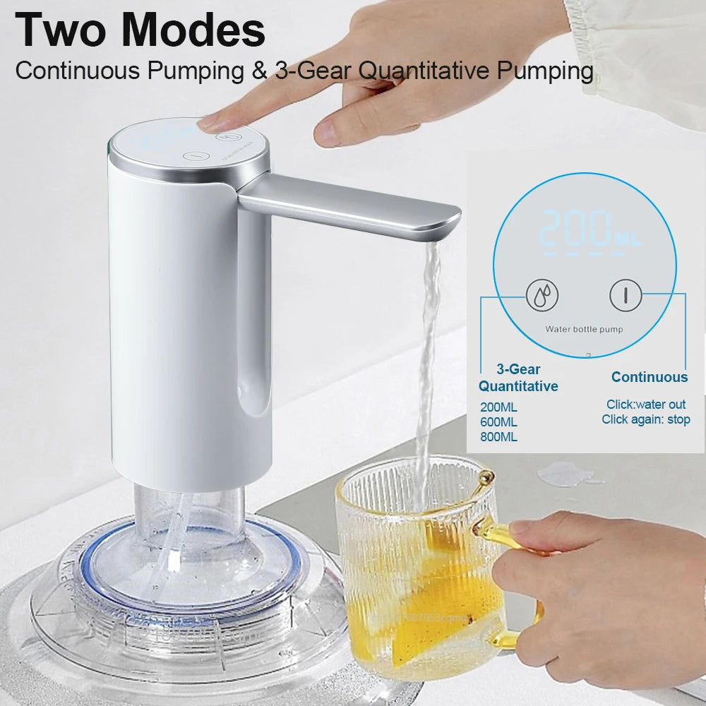 Foldable Electric Water Dispenser Pump Rechargeable