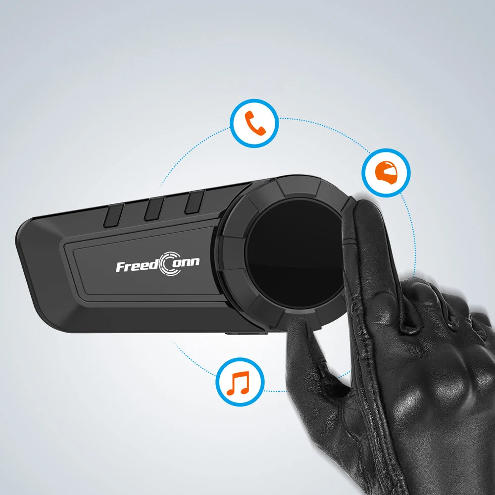 Freedconn Bluetooth Motorcycle Helmet Intercom 6 Riders