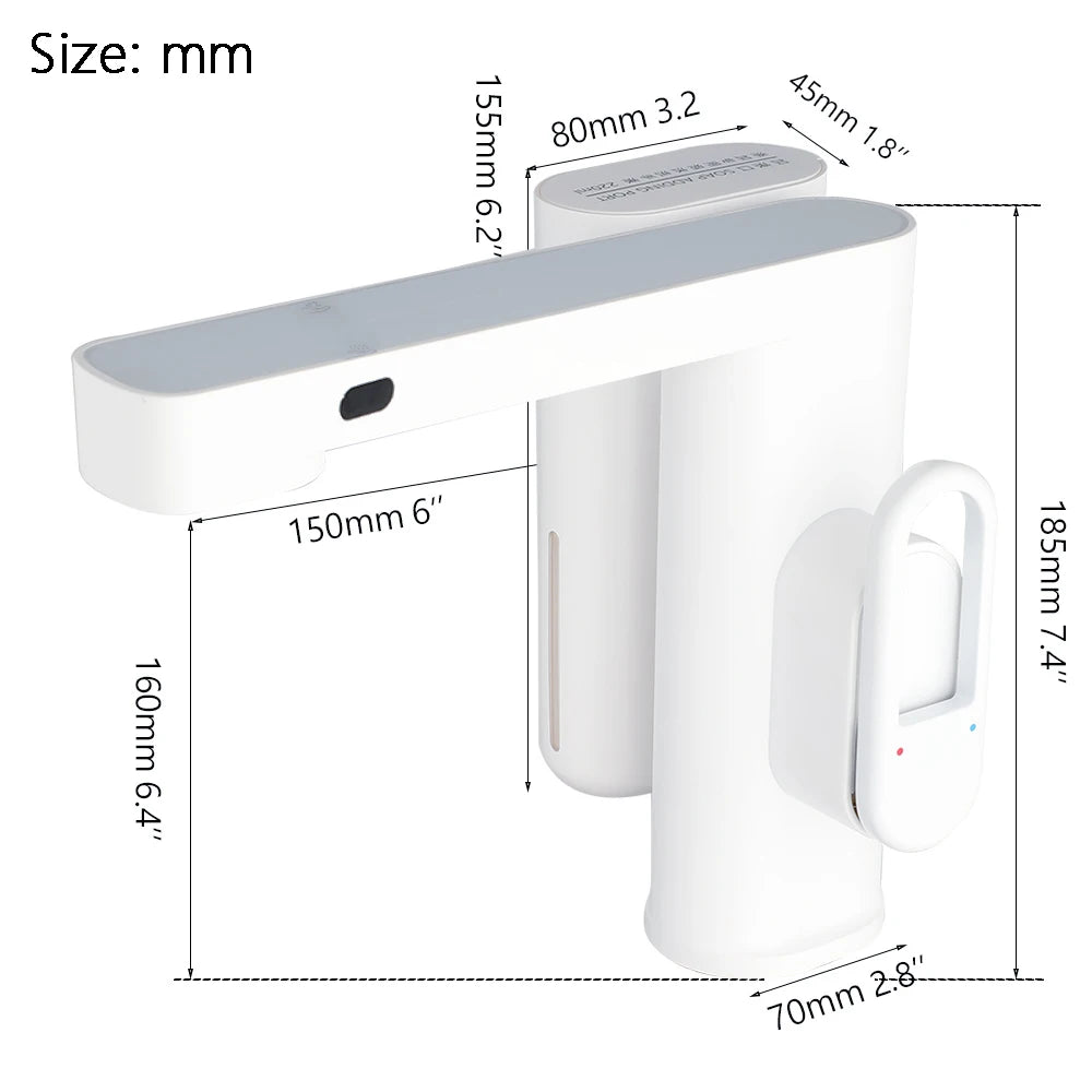 Touchless Bathroom Faucet with Soap Dispenser