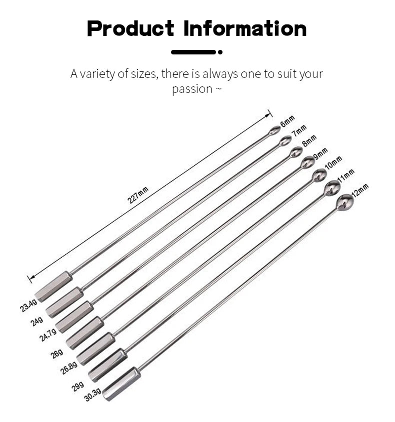 Runyu Stainless Steel Urethral Dilator Stick