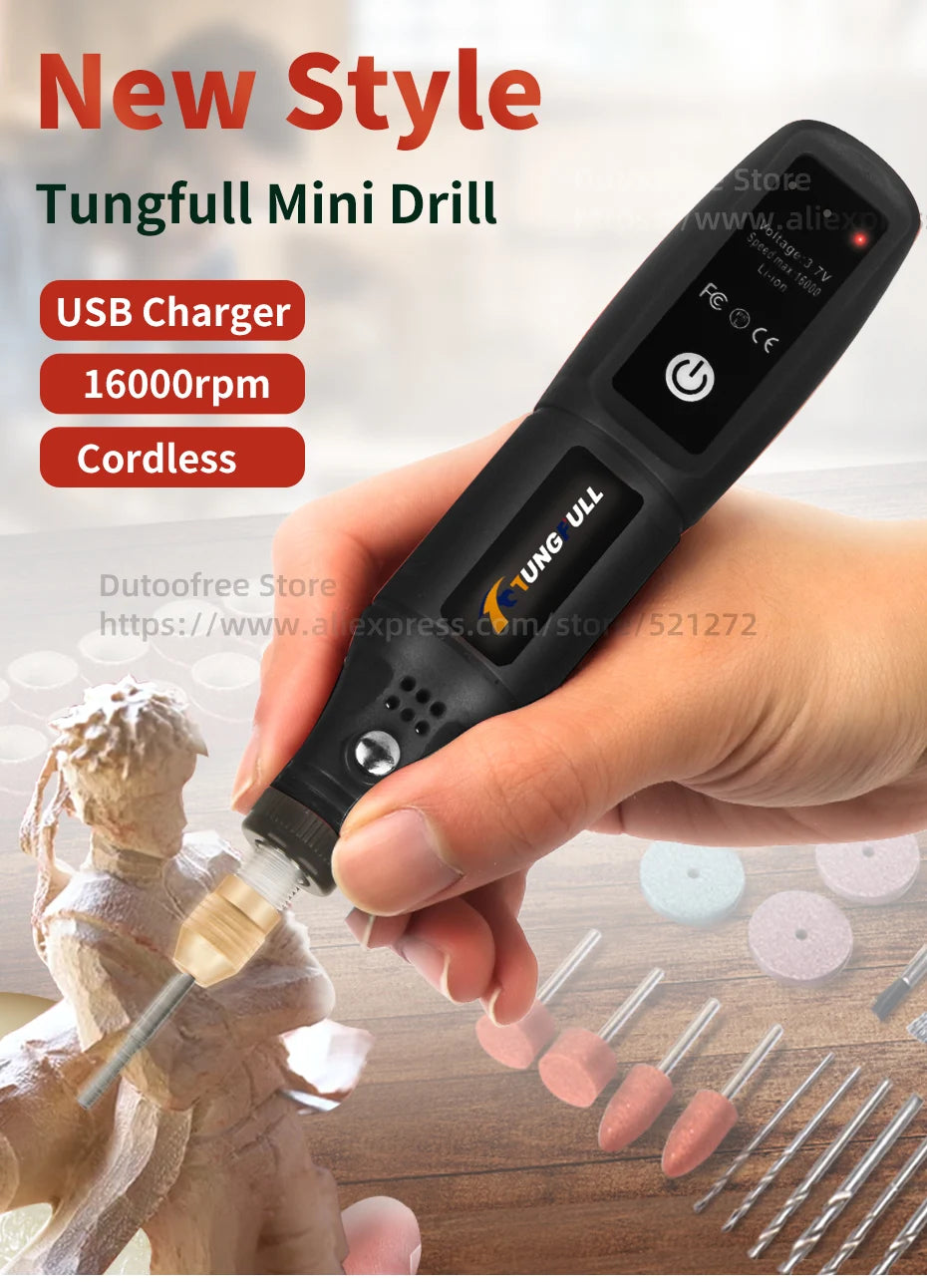 Mini Cordless Engraving Tool – Precision in Your Pocket!