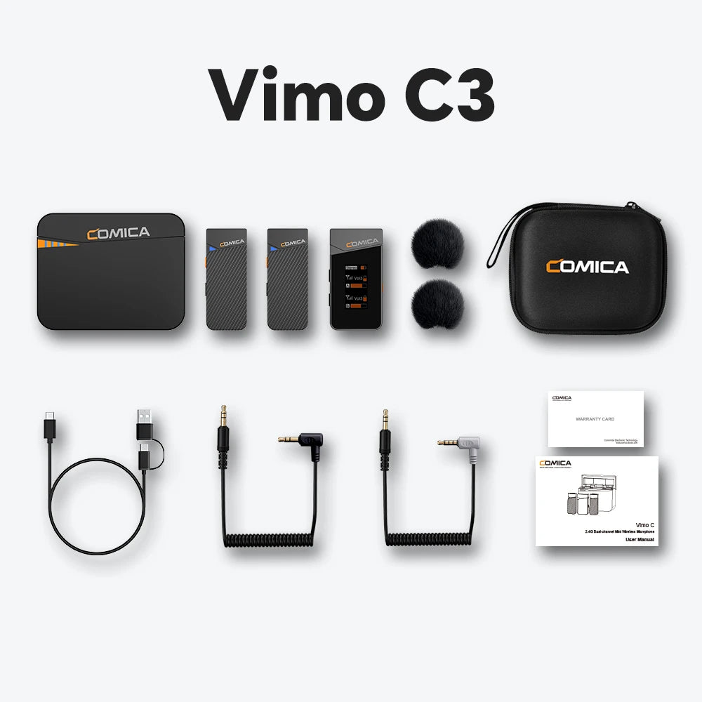 Comica Vimo C Mini Wireless Lapel Microphone Kit