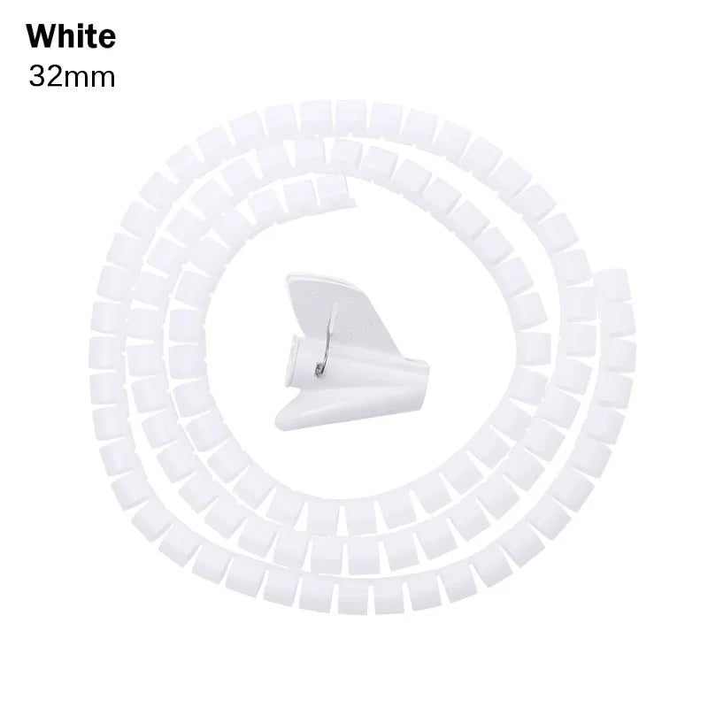 2M Spiral Cable Wire Protector Organizer Tube