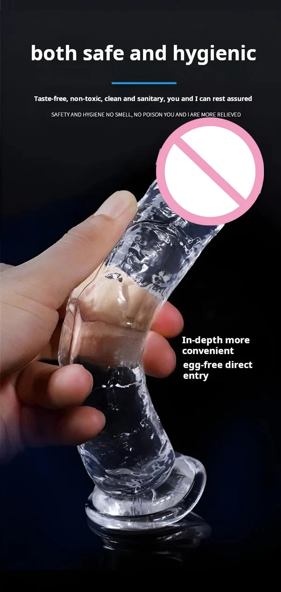 Realistic Suction Cup Dildo for Women