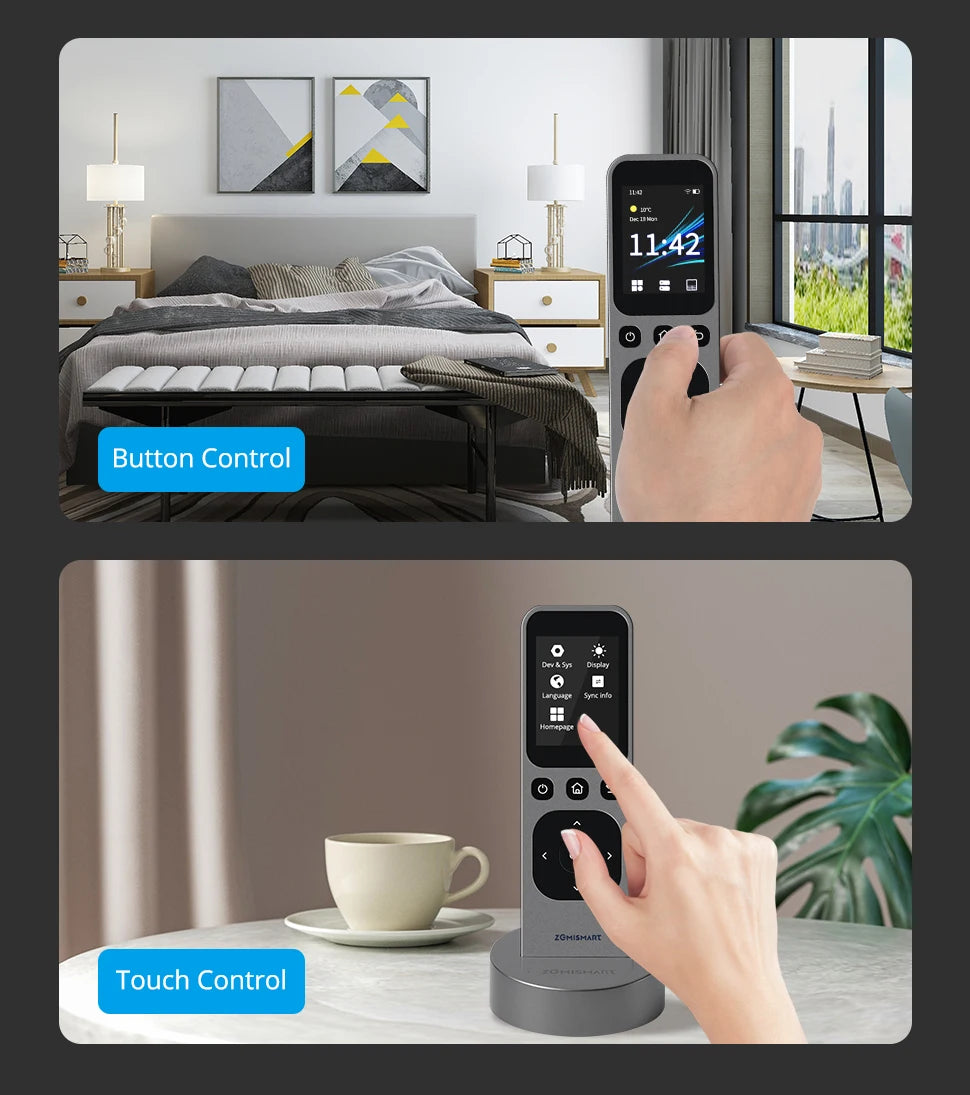 Zemismart WiFi IR Remote with Touch Screen