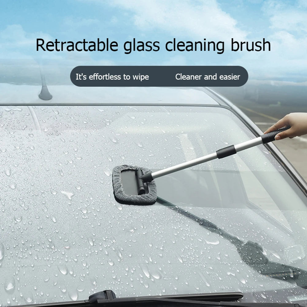 180° Telescopic Car Wash Brush – Long Handle Window Cleaner