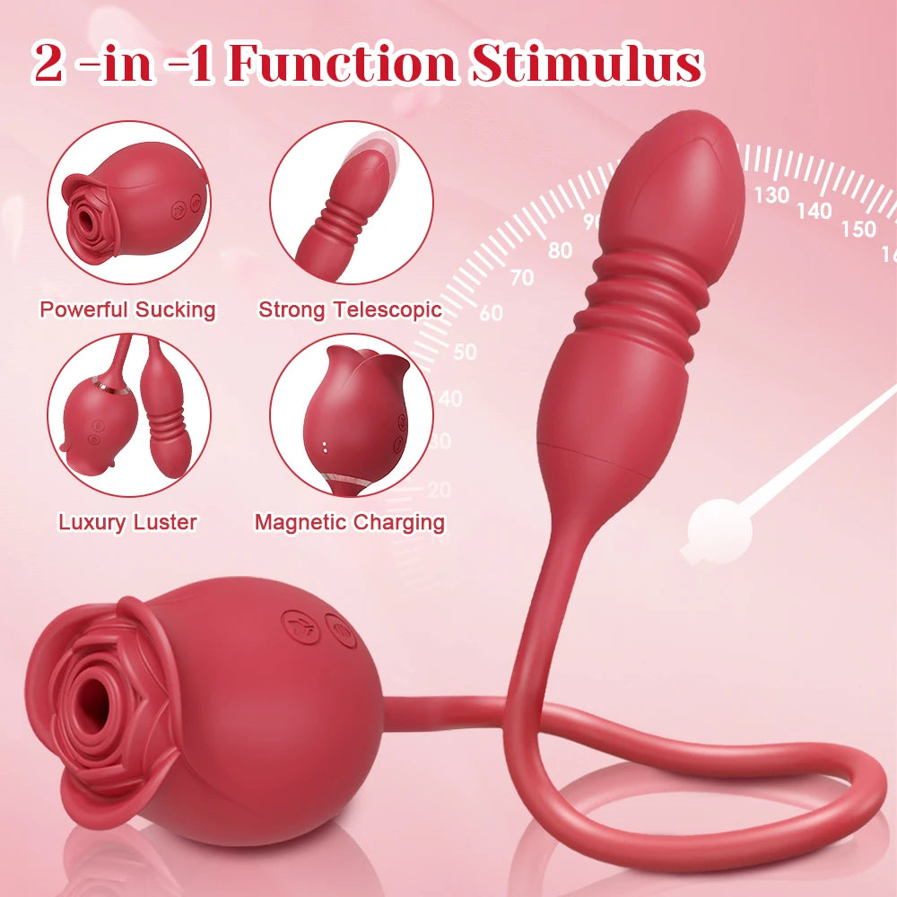 Rose-Sucking Vibrator G Spot Stimulator