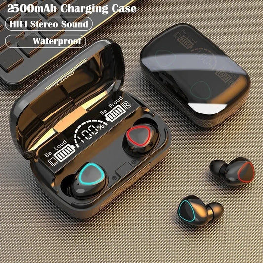 M10 TWS Bluetooth Earbuds with Charging Case - Clickilix