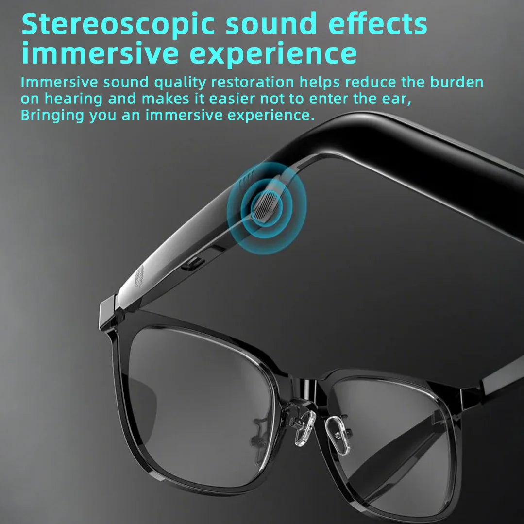 Smart Wireless Glasses with Magnetic Lens