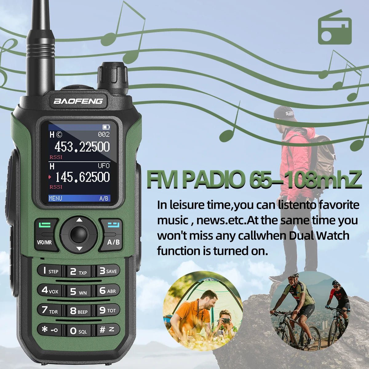 Baofeng UV-21 Pro V2 Waterproof Long-Range Radio