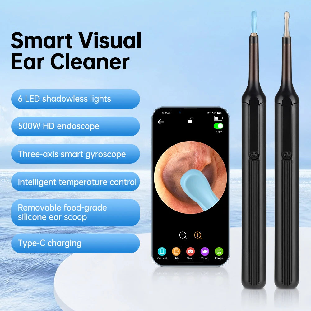 Smart Wireless Visual Earwax Cleaner with HD Camera