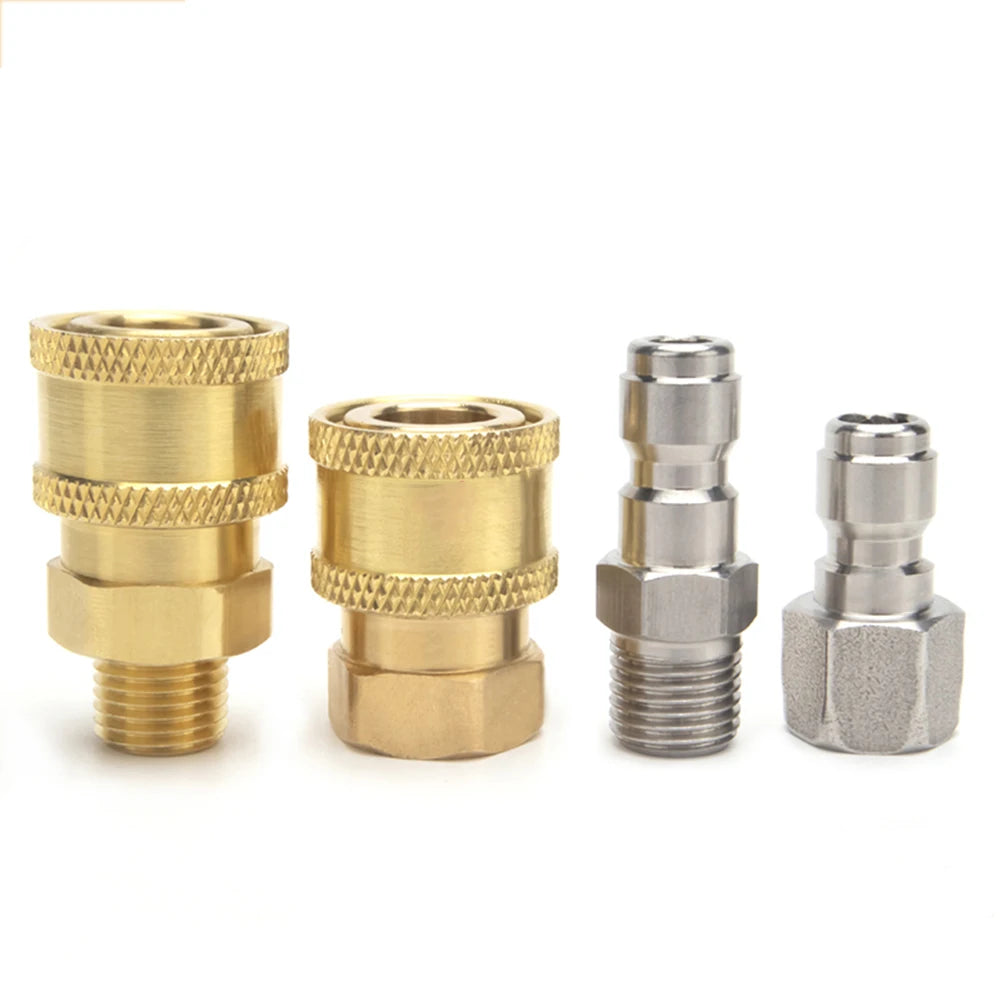 Quick Release Pressure Washer Adapter – Snap, Spray, Done!