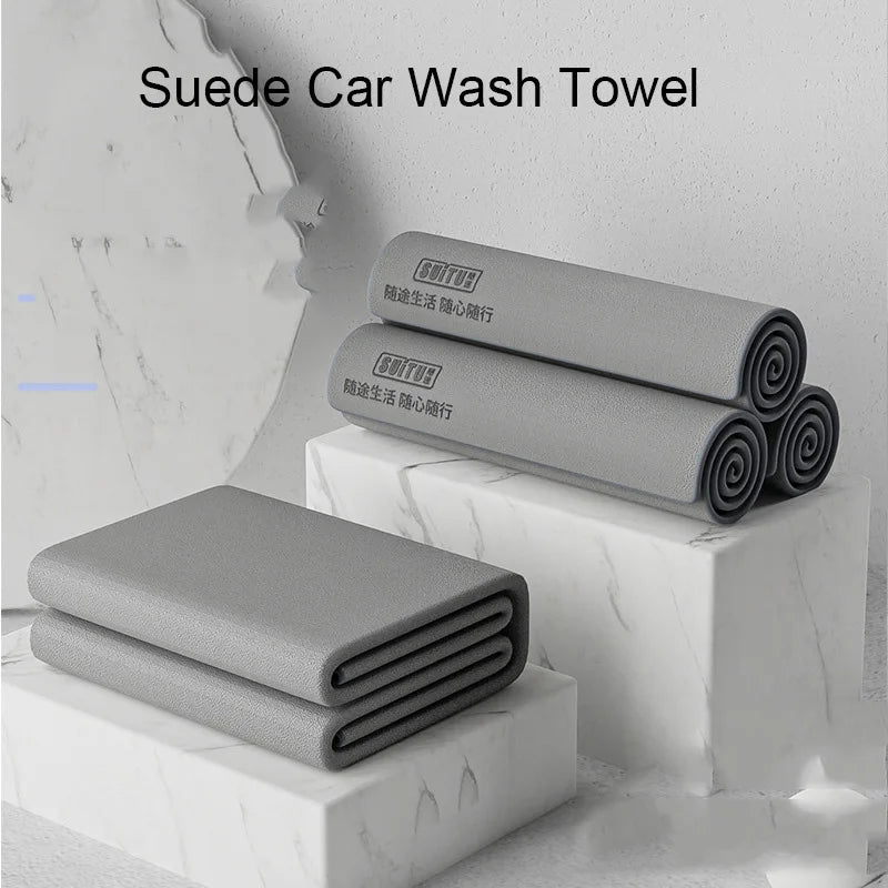 Keep your car spotless with super absorbent chamois!