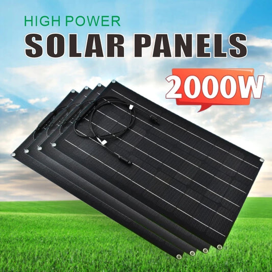 Super Power Solar Panel Kits 500W-2000W for RV & Camping
