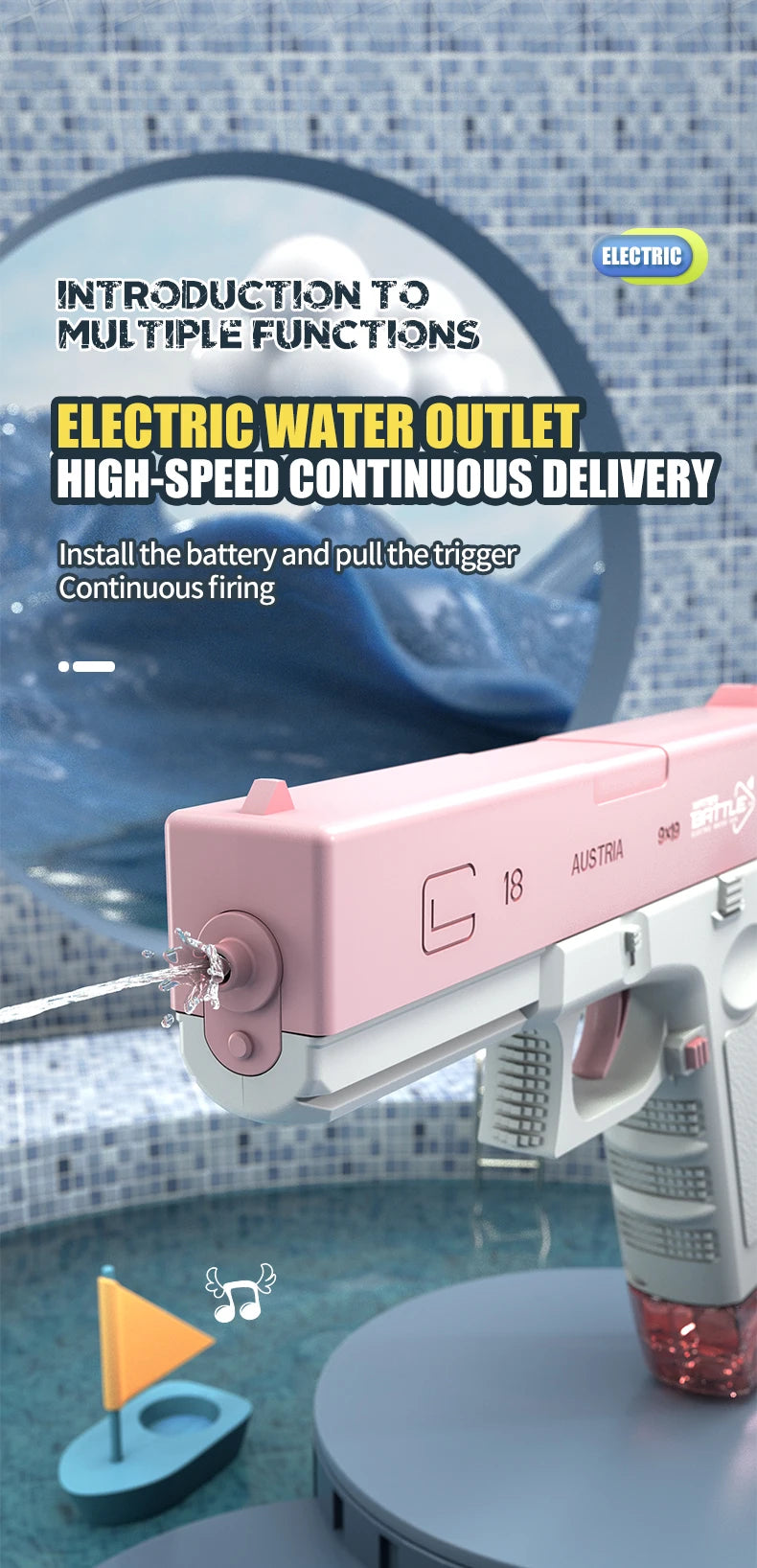 Electric M416 Water Gun – Ultimate Summer Blaster