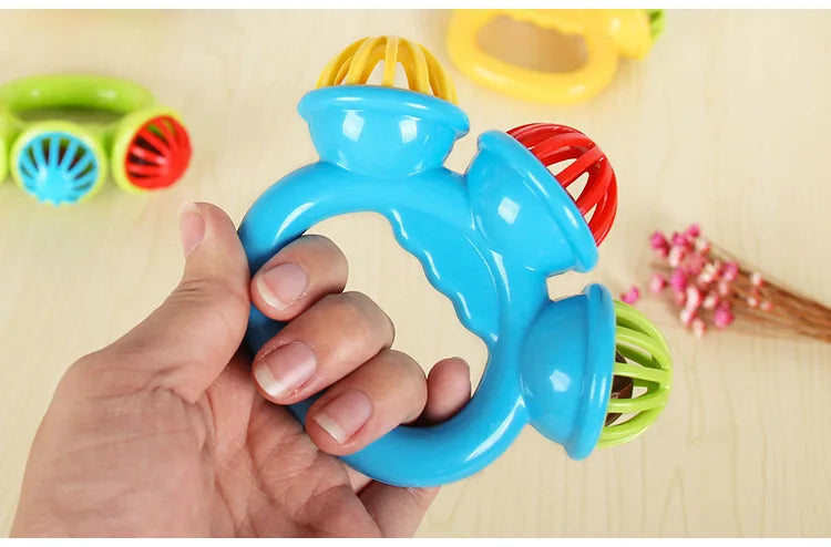 1-4PCS Baby Hand Rattle Ball Sensory Toys