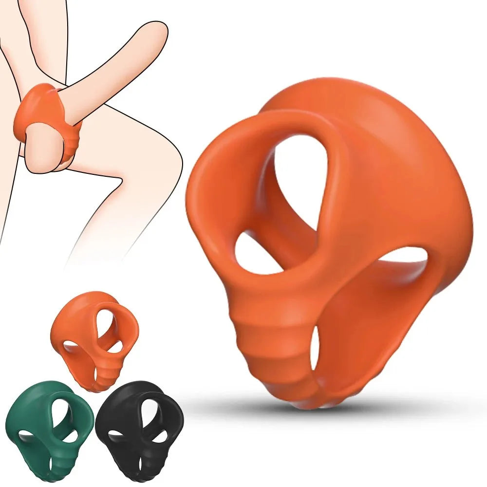 Reusable Silicone Penis Ring for Delay