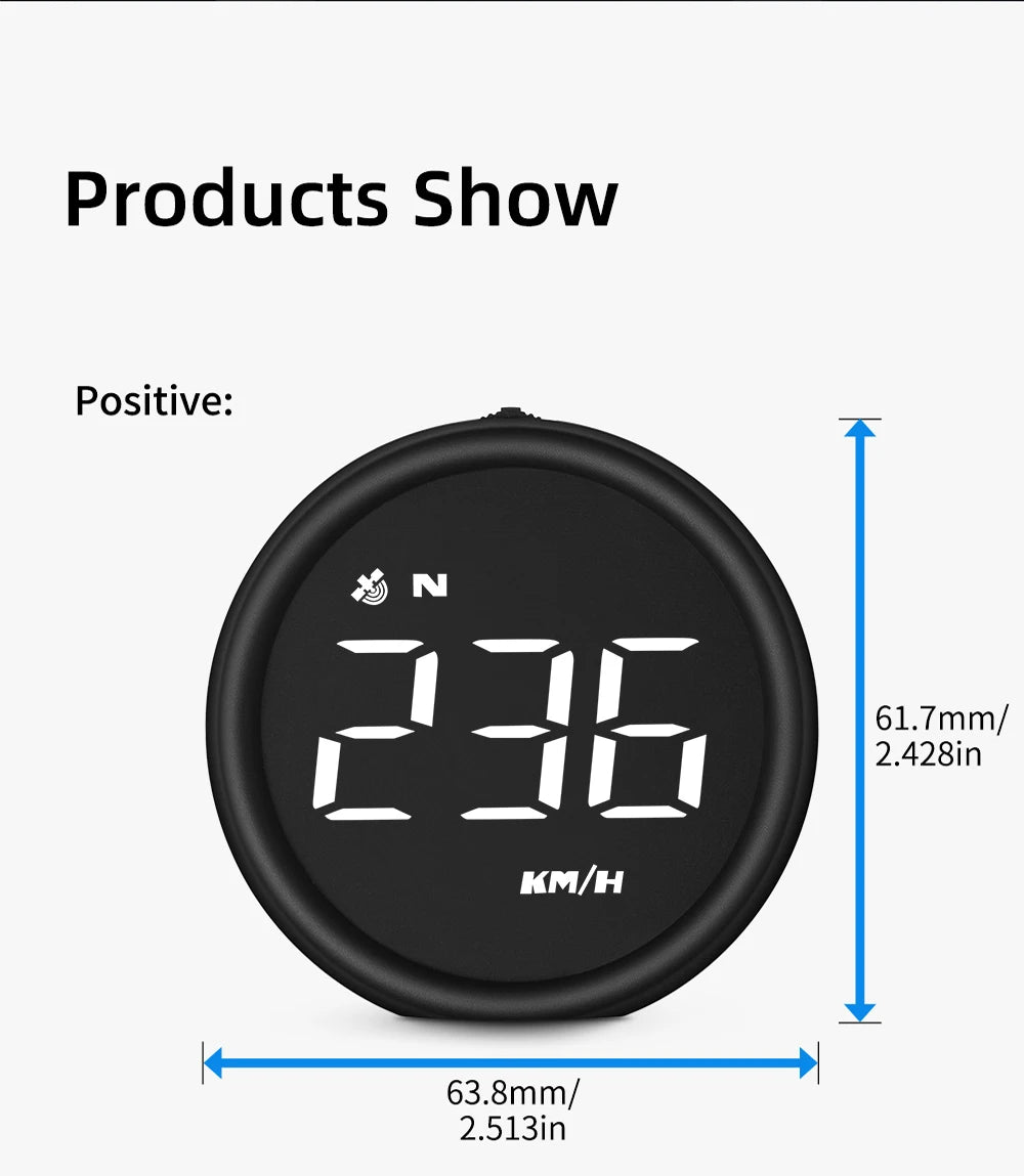G1 GPS HUD Speedometer – Smarter Driving Starts Here!