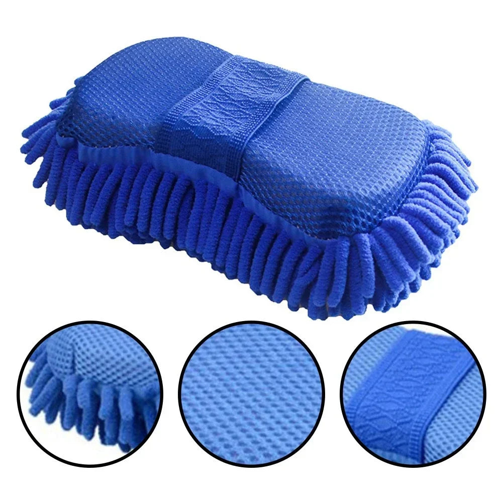 Microfiber Car Wash Sponge Cleaning Pad