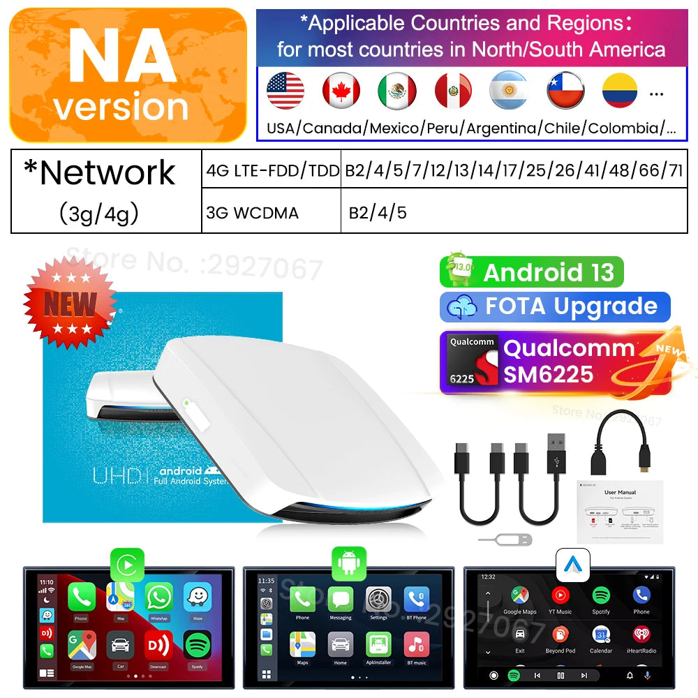 2024 CarlinKit AI Box – Wireless CarPlay & Android TV in One!