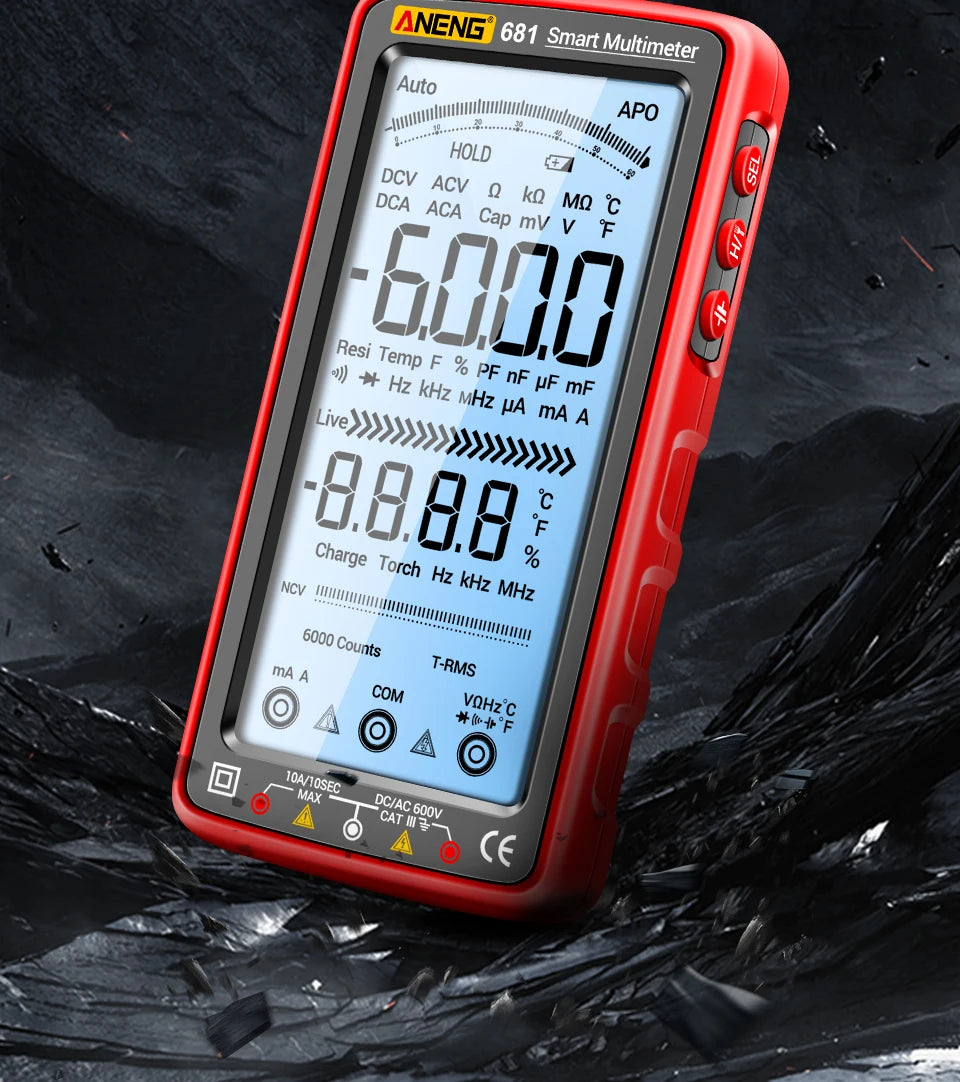 ANENG 681 Rechargeable Digital Multimeter Tester