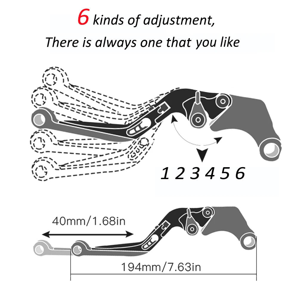 Adjustable Folding Brake Clutch Levers for CFMOTO