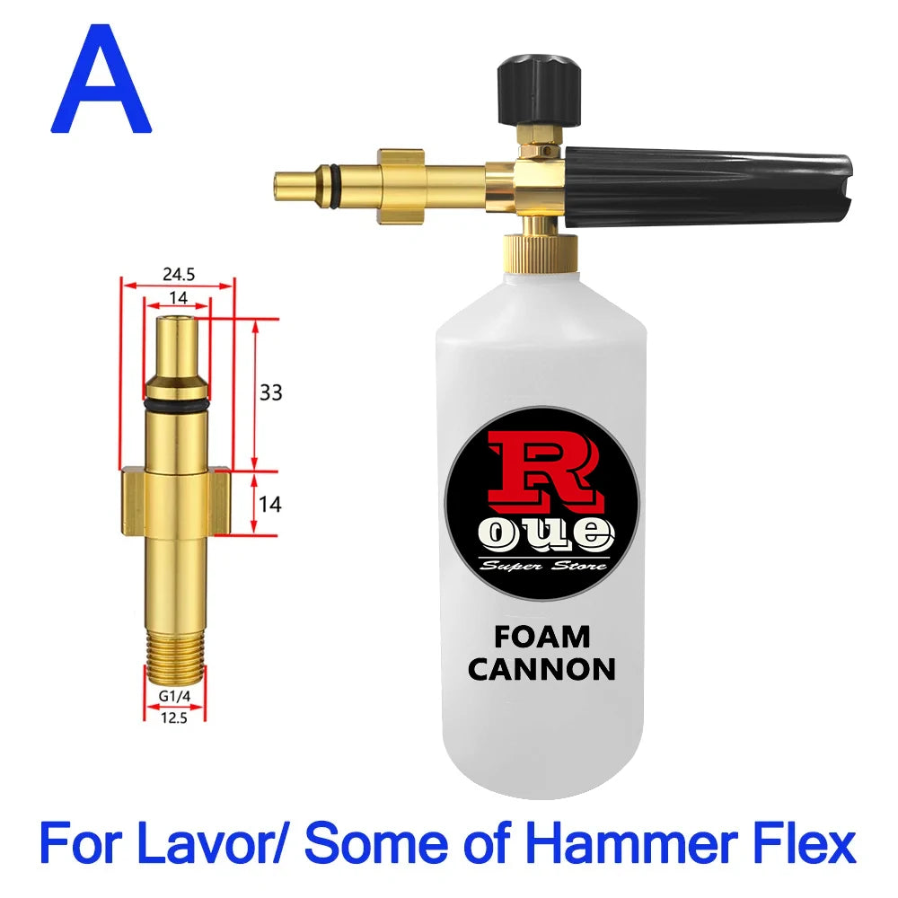 1L Adjustable Snow Foam Lance – Thick Foam, Deep Clean!